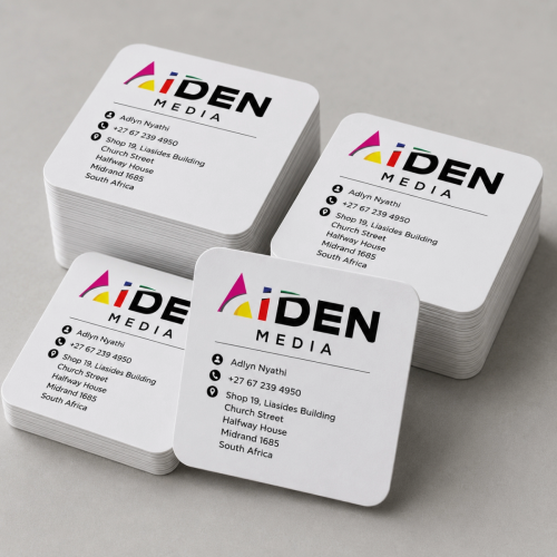 Round Corner Business Cards