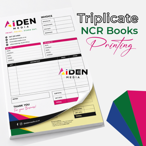 Triplicate NCR Books